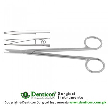 Kelly Dissecting Scissor / Opreating Scissor Straight Stainless Steel, 16 cm - 6 1/4"